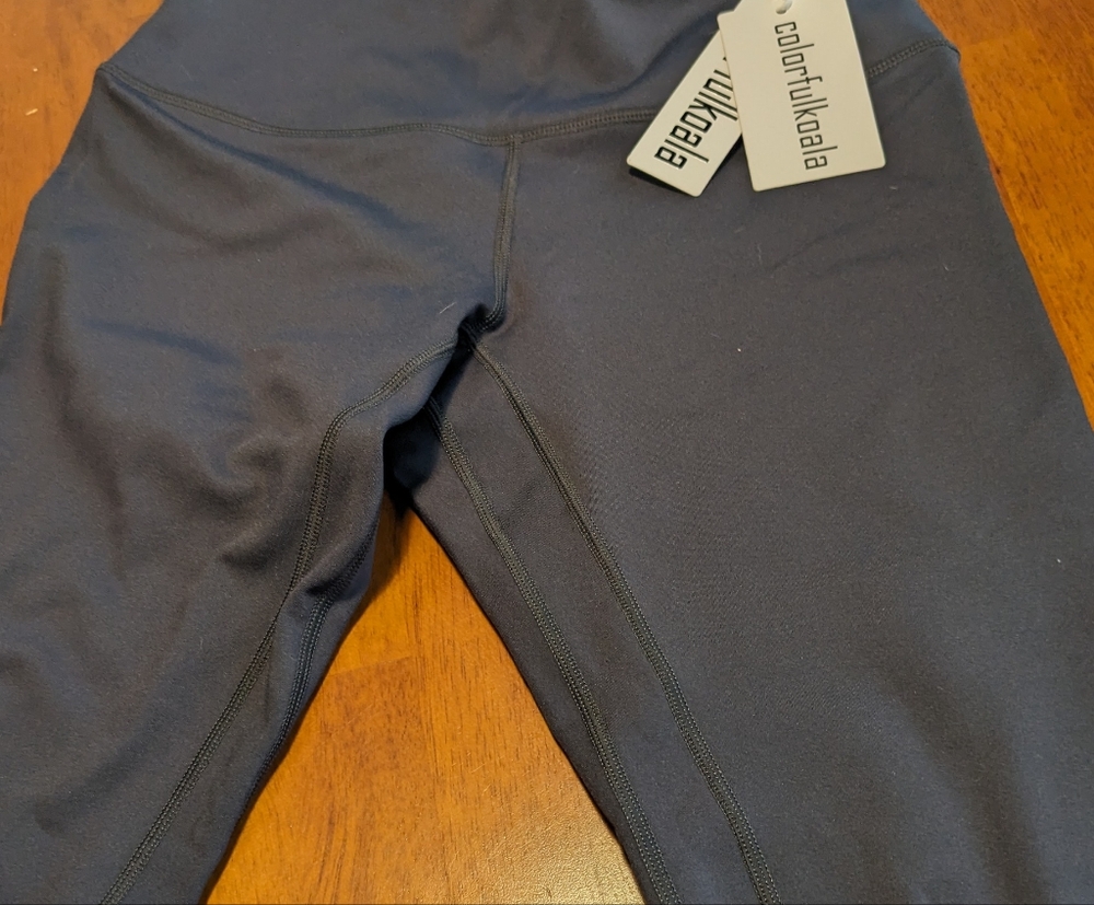 Colorfulkoala fleece lined leggings , medium